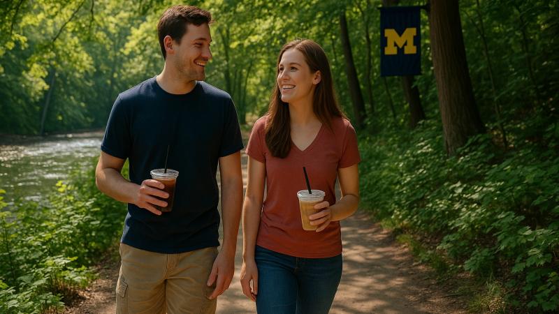 Enjoying a trip to Ann Arbor