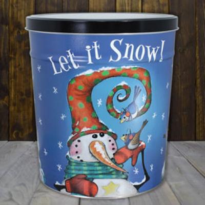 Frosty Friends 3.5 Gallon Popcorn Tin