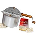 Silver Whirley Pop Popcorn Popper