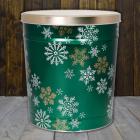 Emerald Snowfall 3.5 Gal Popcorn Tin