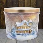 Home  For The Holidays 2 Gal Popcorn Tin