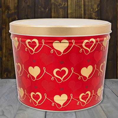 With Love Popcorn Tin