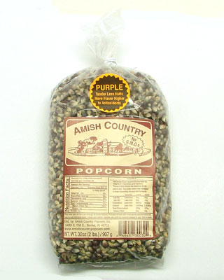 Amish Purple Popcorn at Popcorn Wagon Frankenmuth